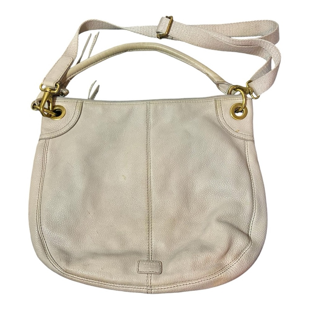 FOSSIL Leather Crossbody Satchel Bag - Picture 7 of 13